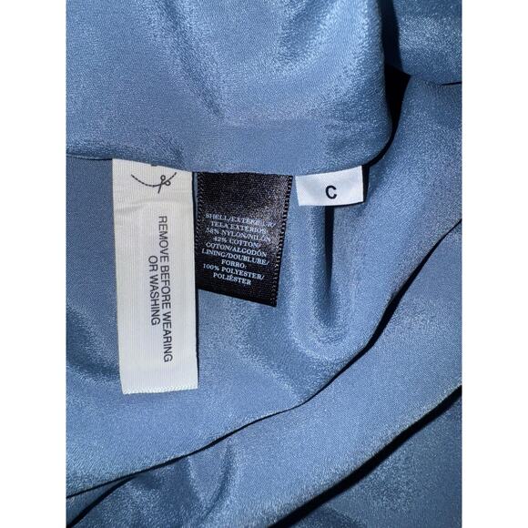 Ann Taylor Blue Drop Waist‎ Cutout Skirt size 12, NEW - Picture 4 of 4